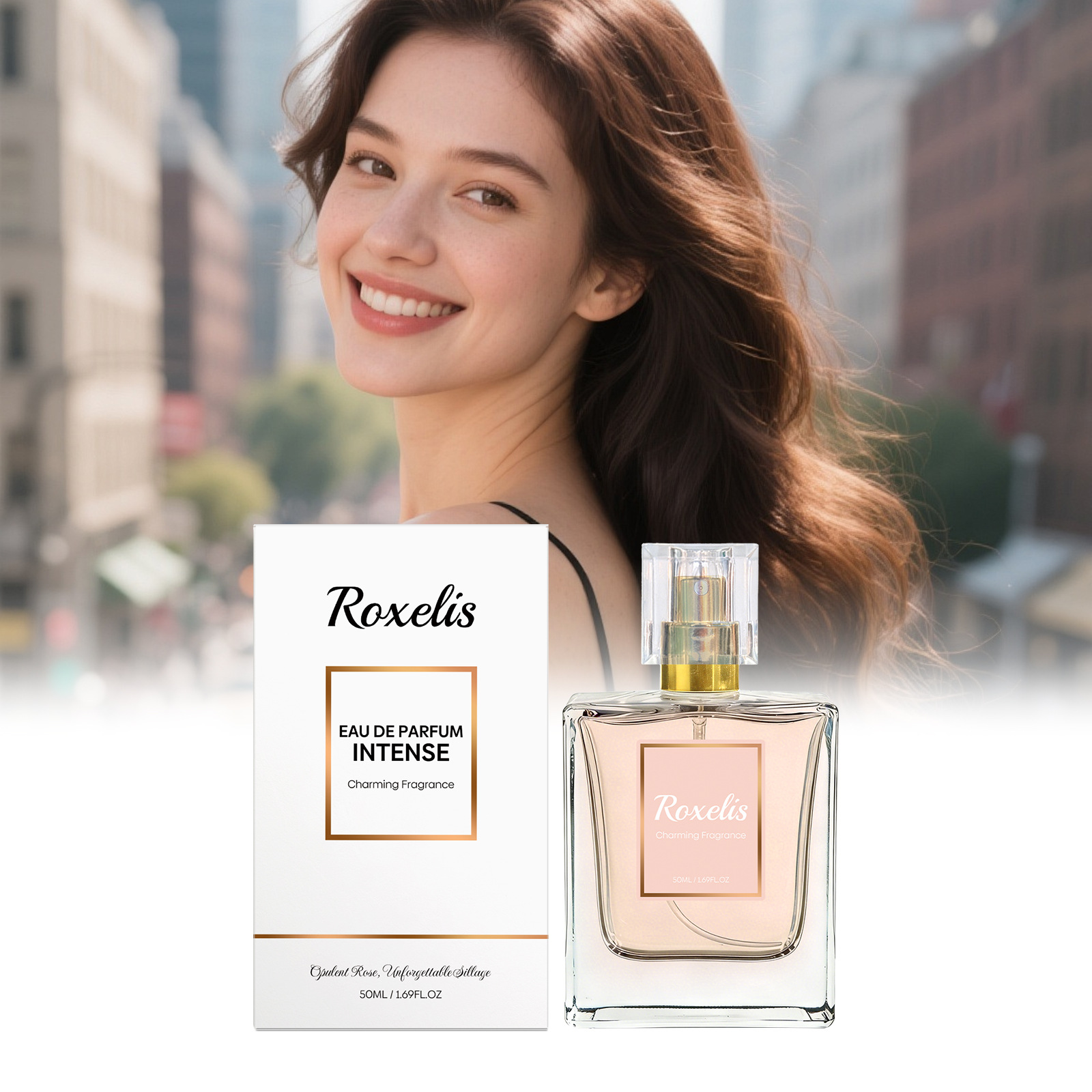 Women'S Perfume Rose Fragrance - Spray Aromático de Rosa y Vainilla,