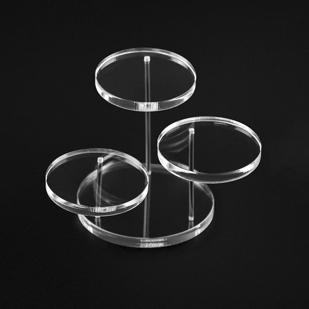 Perfume Fragrance Holder - Expositor Cuadrado Transparente de Acrílico Multicapa