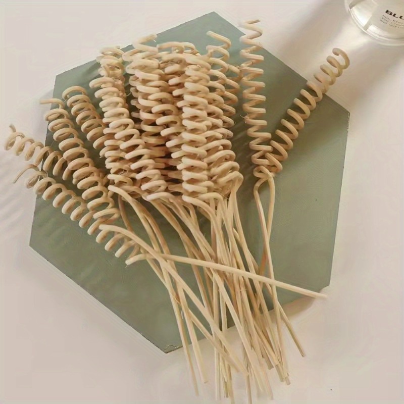 Perfume Fragrance House - Varillas de mimbre curvadas para plantas,