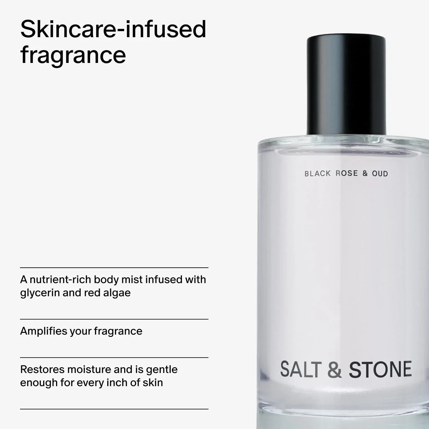 SALT & STONE Black Rose & Oud  - Pure Perfume Fragrance reseña y precio