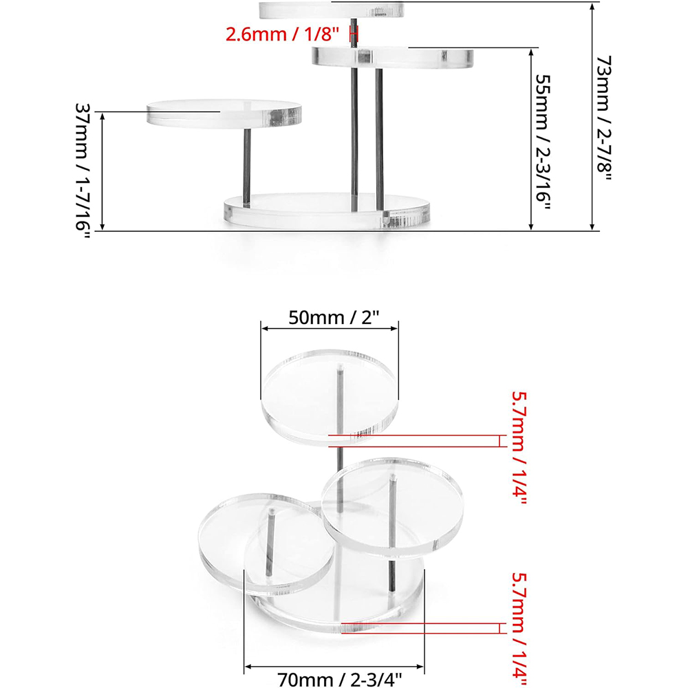 Expositor Cuadrado Transparent - Perfume Fragrance Holder reseña y precio