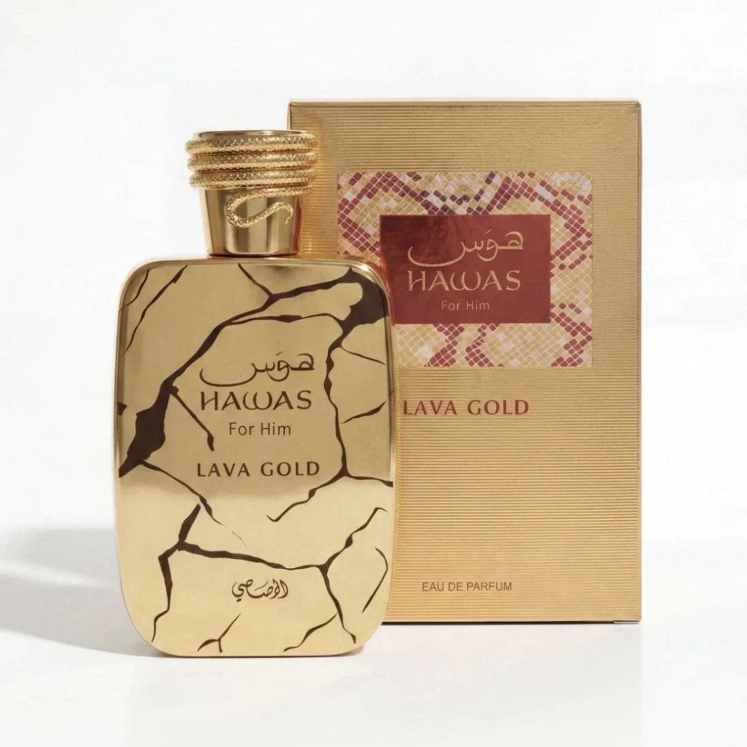 Hawas Lava Gold de Rasasi, Per - Pure Perfume Fragrance reseña y precio